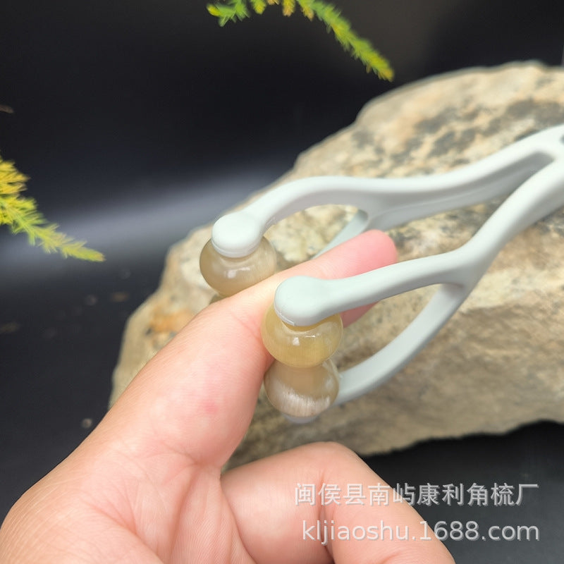 Horn Finger Massager Joint Massage Finger Rolling Wheel Scraper Finger Meridian Artifact Multi-Functional Clip - image 4