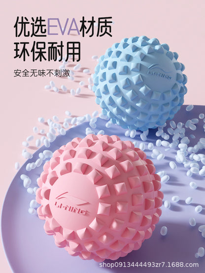 Li Ning Plantar Fascia Ball Massage Ball Muscle Relaxation Meridian Ball Sole Waist Back Fitness Yoga Shoulder and Neck Membrane Ball - image 4