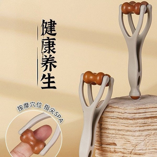 New Finger Massager Roller Massage Clip Hand Joint Meridian Massage Scraping Finger Artifact Massager - image 1
