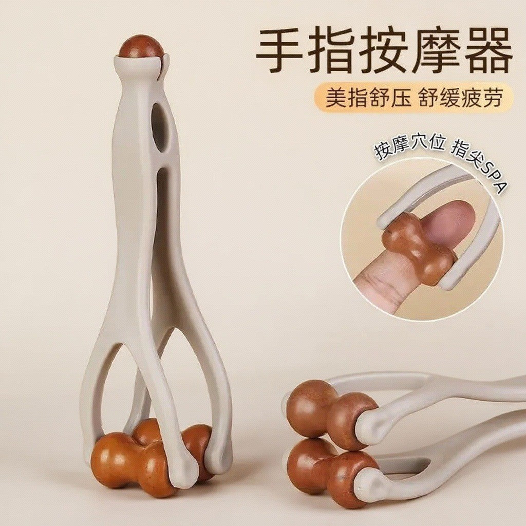New Finger Massager Roller Massage Clip Hand Joint Meridian Massage Scraping Finger Artifact Massager - image 2
