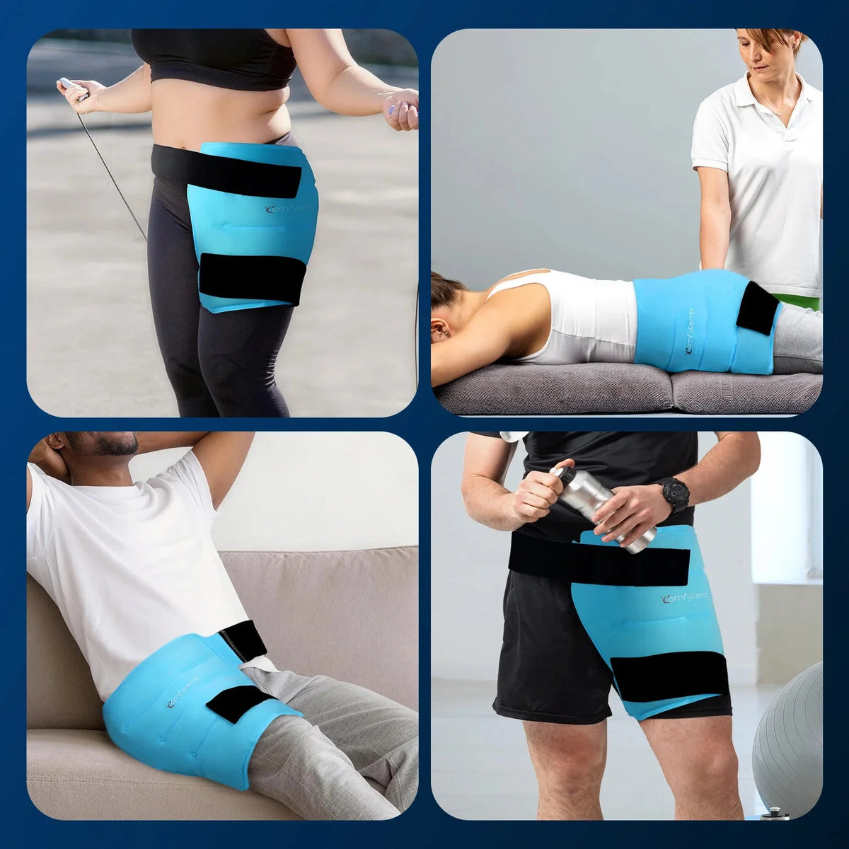 Hot and Cold Gel Pack Wrap For Hip