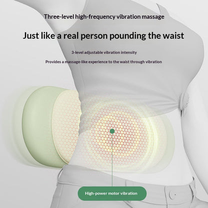 Household Hot Compress Pulse Lumbar Massager