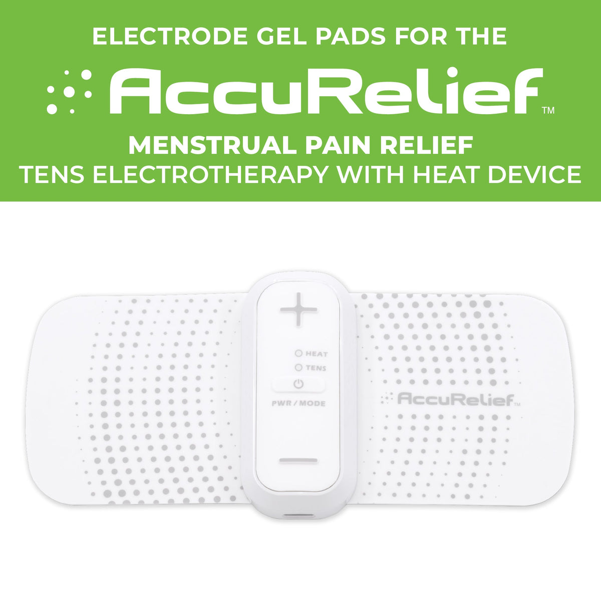 AccuRelief Menstrual Pain Relief TENS Unit Replacement Pads