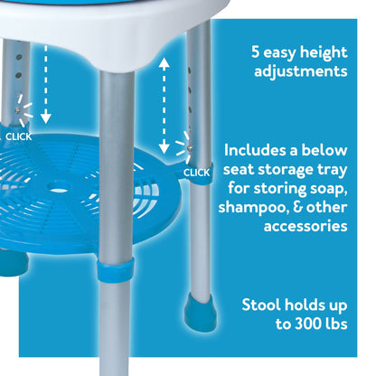 Carex EZ Swivel Stool