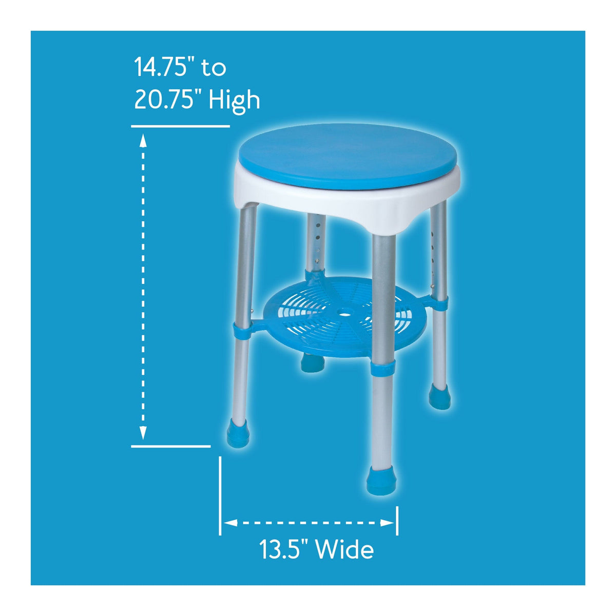 Carex EZ Swivel Stool
