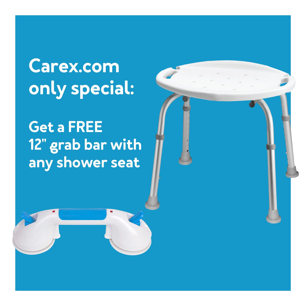 Carex Classics Bath & Shower Seat
