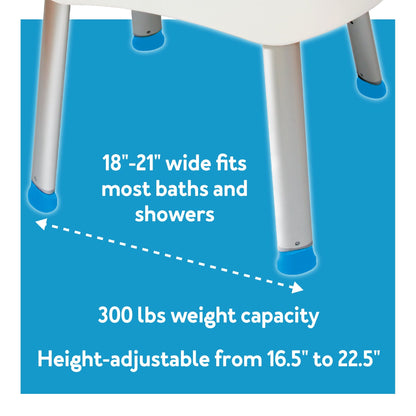 Carex E-Z Bath & Shower Seat with Handles