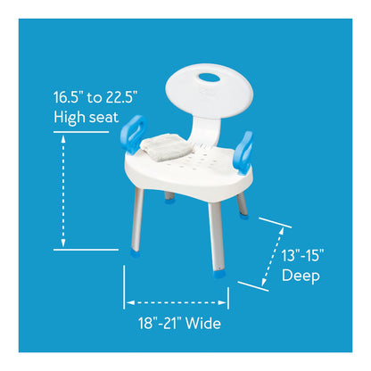 Carex E-Z Bath & Shower Seat with Handles