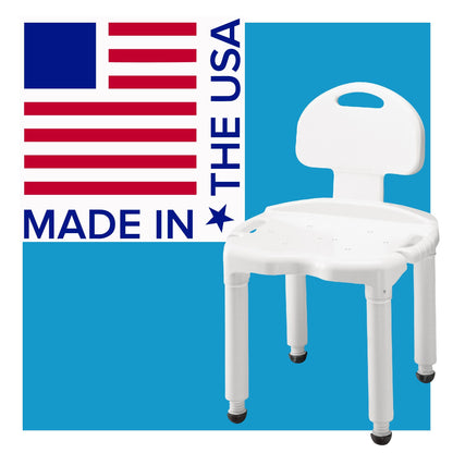 Carex Universal Bath Seat with Back