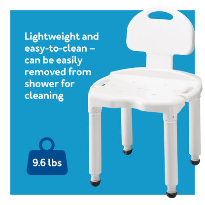 Carex Universal Bath Seat with Back