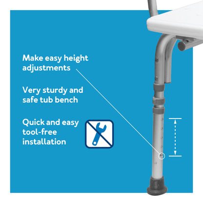 Carex Bathtub Transfer Bench