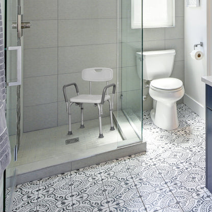 Carex Shower Chair with Padded Arms