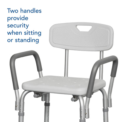 Carex Shower Chair with Padded Arms