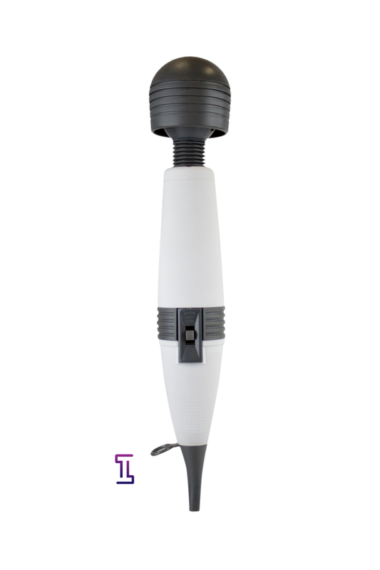 ZMA23WT Powerful Deep Tissue Vibrating Handheld Massager (White)