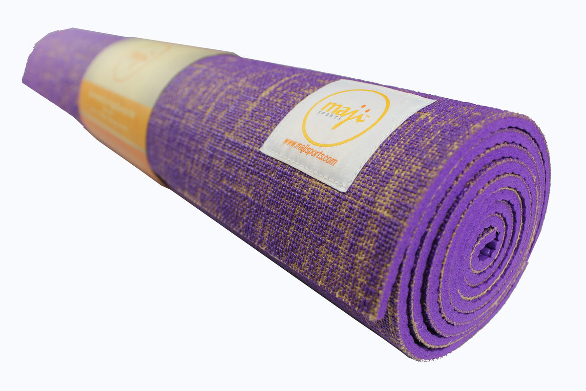 Jute Premium ECO Fitness, pilates, Yoga Mat + Foot Massager - 7.5 X 17.5 cm