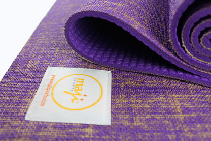 Jute Premium ECO Fitness, pilates, Yoga Mat + Foot Massager - 7.5 X 17.5 cm