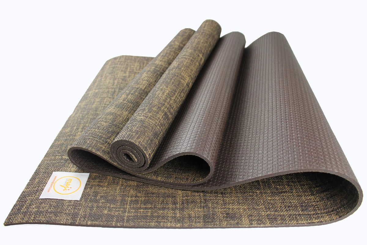 Jute Premium ECO Fitness, pilates, Yoga Mat + Foot Massager - 7.5 X 17.5 cm