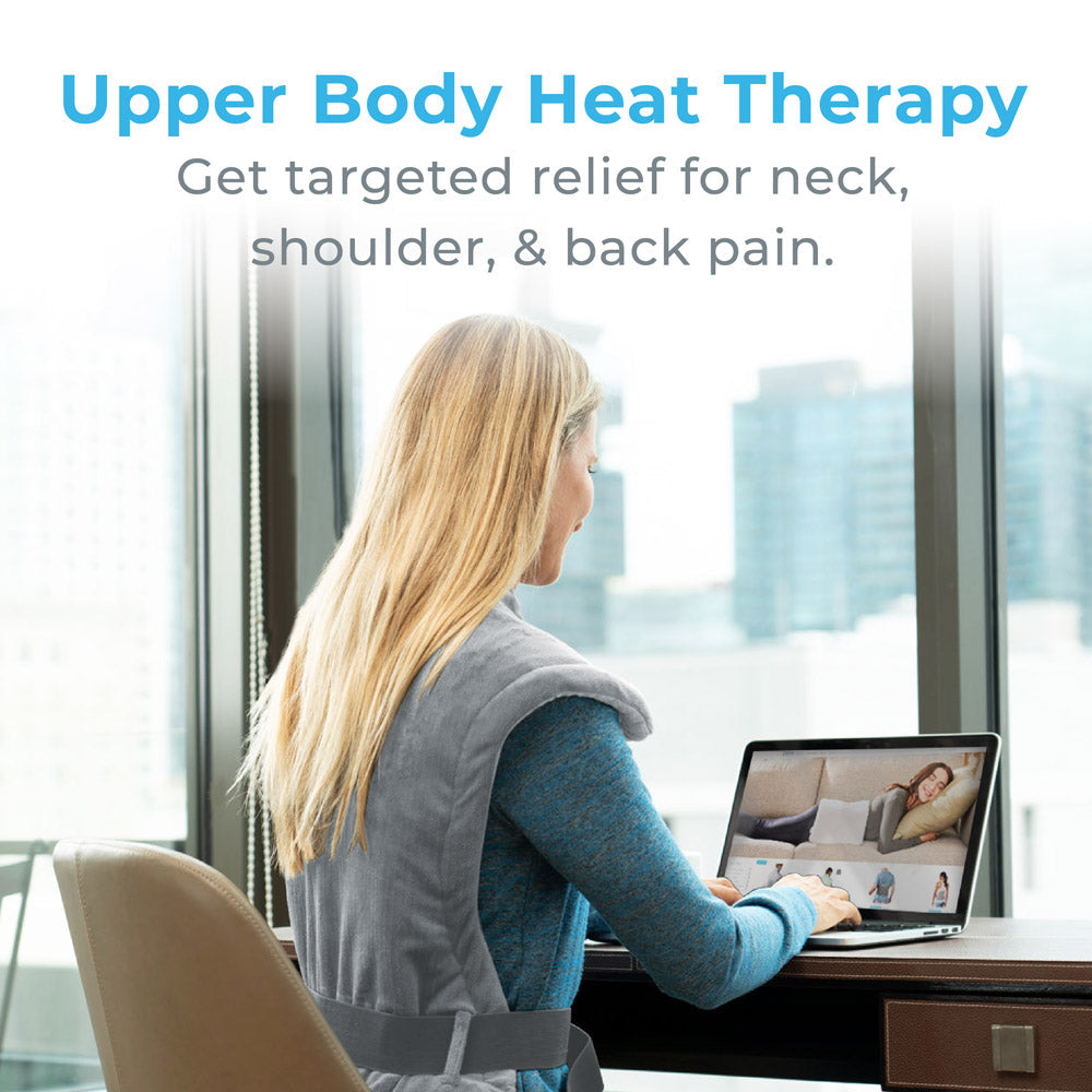 PureRelief XL Extra-Long Back & Neck Heating Pad