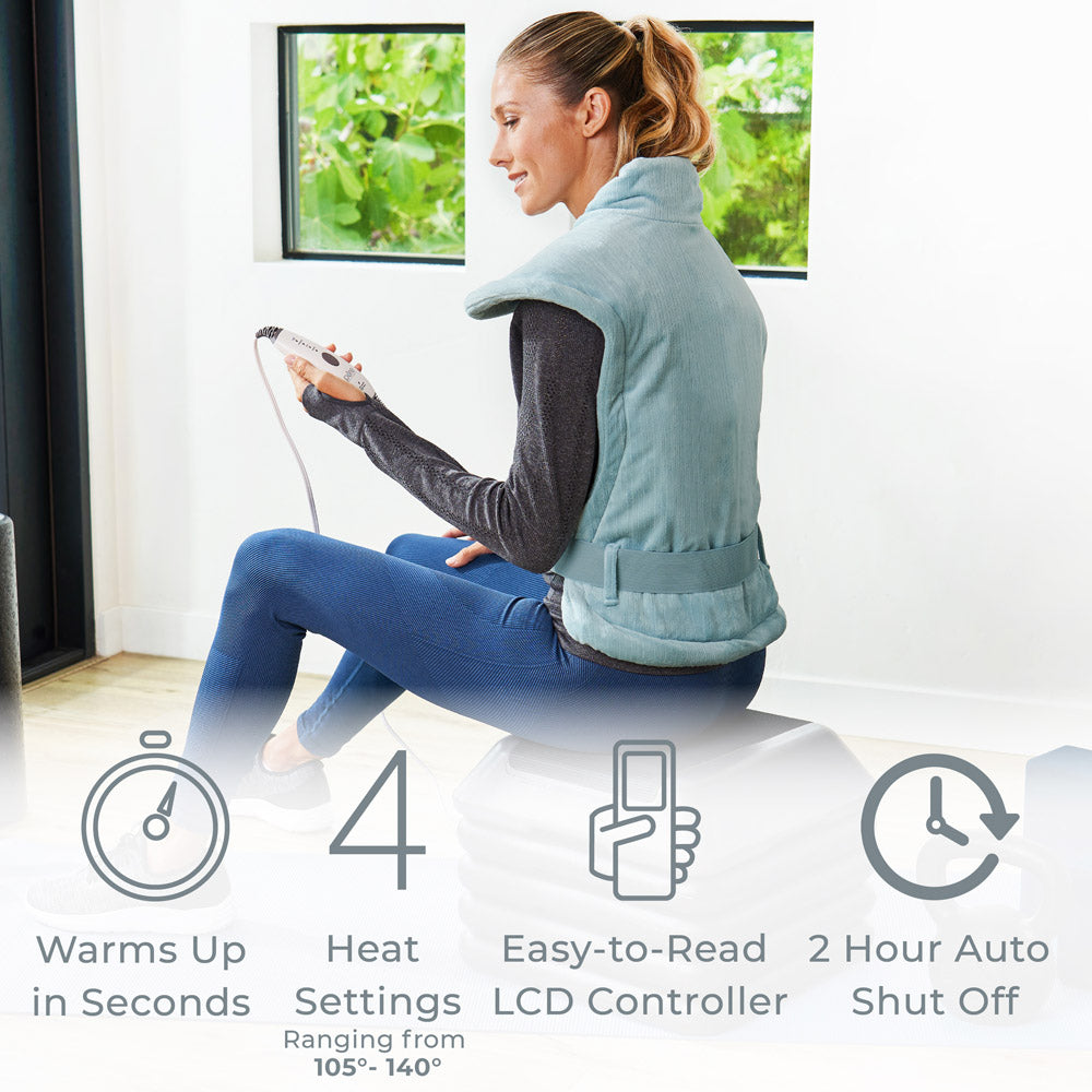 PureRelief XL Extra-Long Back & Neck Heating Pad