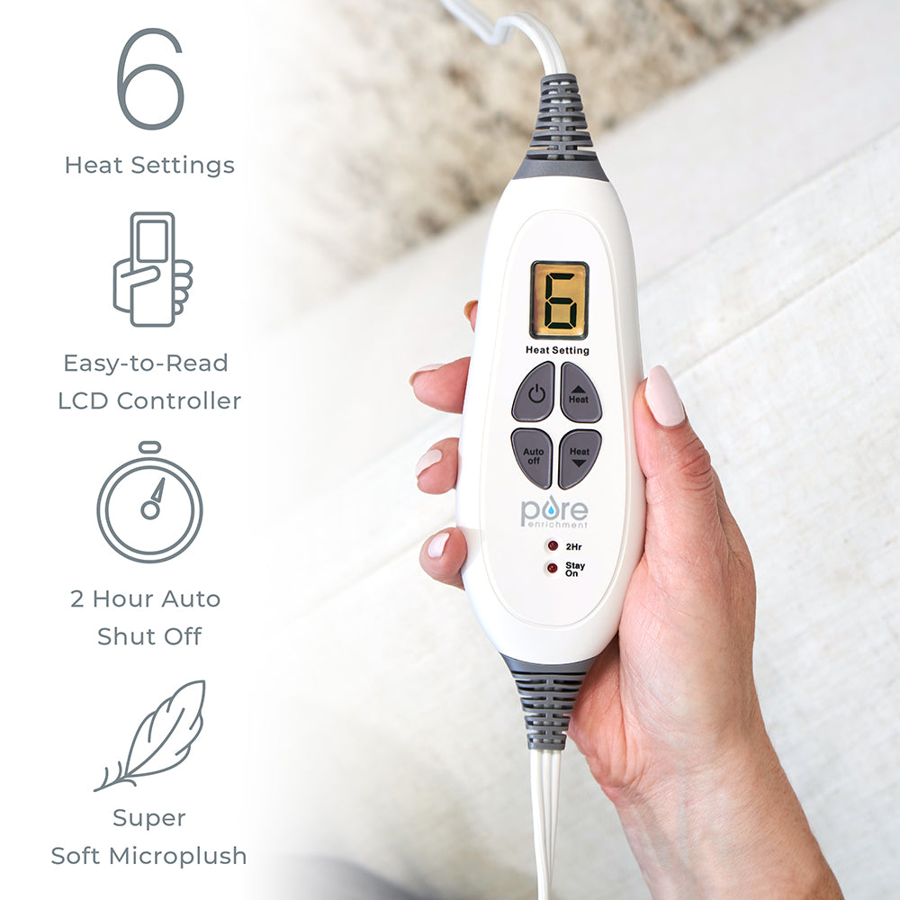 PureRelief XXL Ultra-Wide Microplush Heating Pad