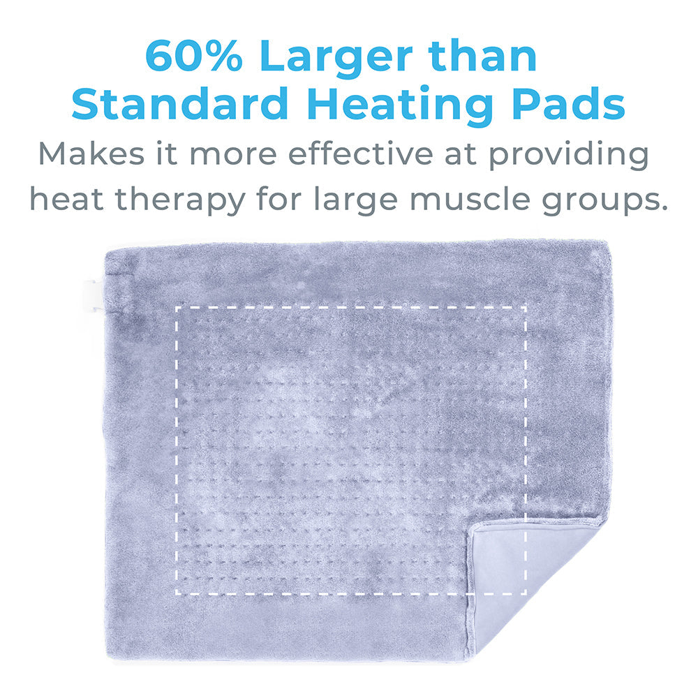 PureRelief XXL Ultra-Wide Microplush Heating Pad