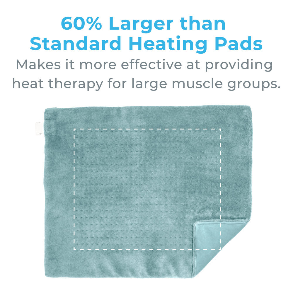 PureRelief XXL Ultra-Wide Microplush Heating Pad