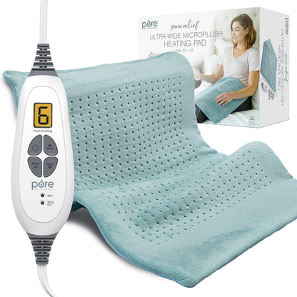 PureRelief XXL Ultra-Wide Microplush Heating Pad