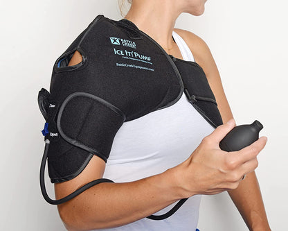 Ice It! Pump Cold & Compression Therapy Wrap | Shoulder, Hip, Knee & Ankle Recovery