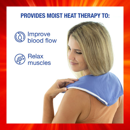 ThermiPaq Moist Heat Pain Relief Neck Wrap