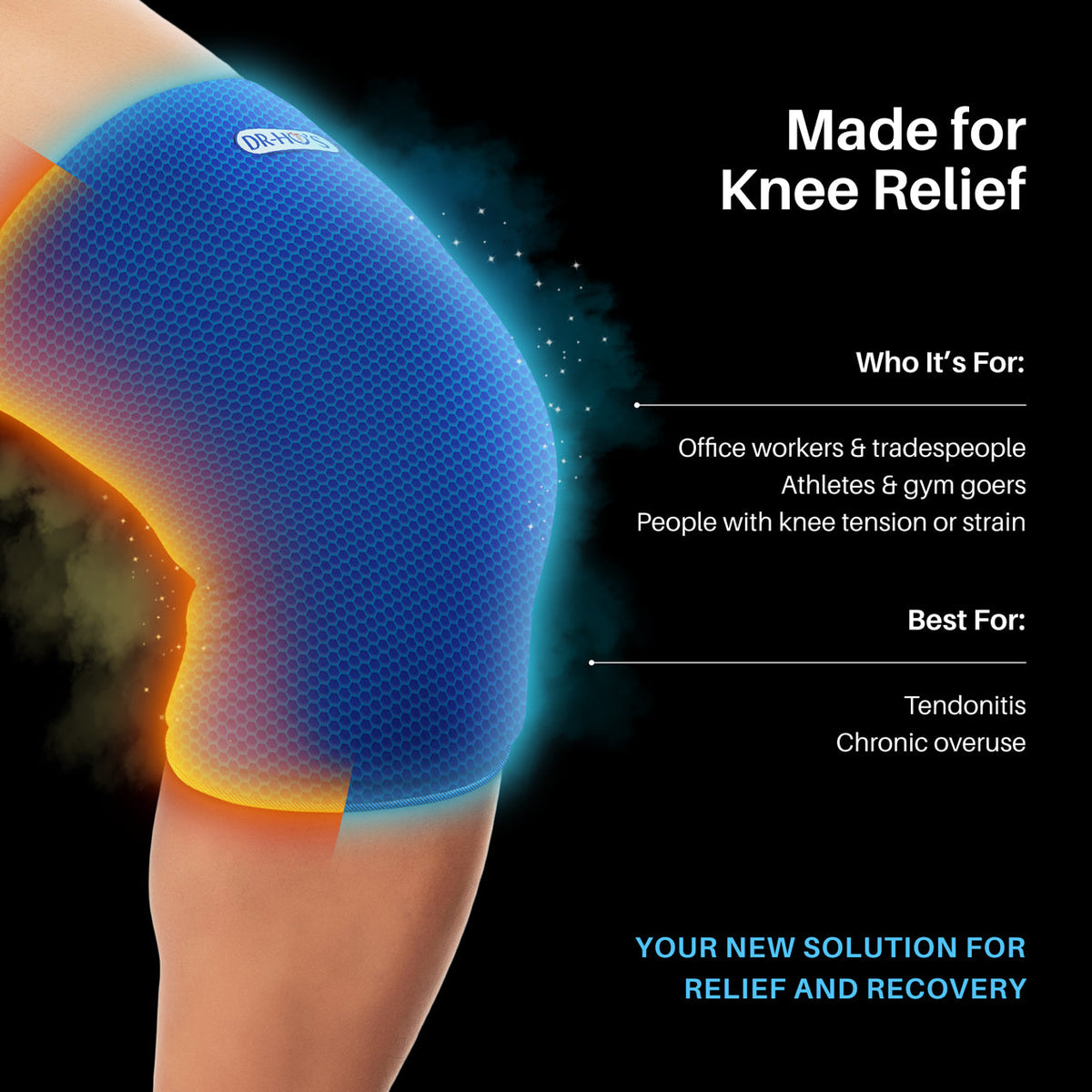 ThermaCool Hot/Cold Knee Recovery Sleeve