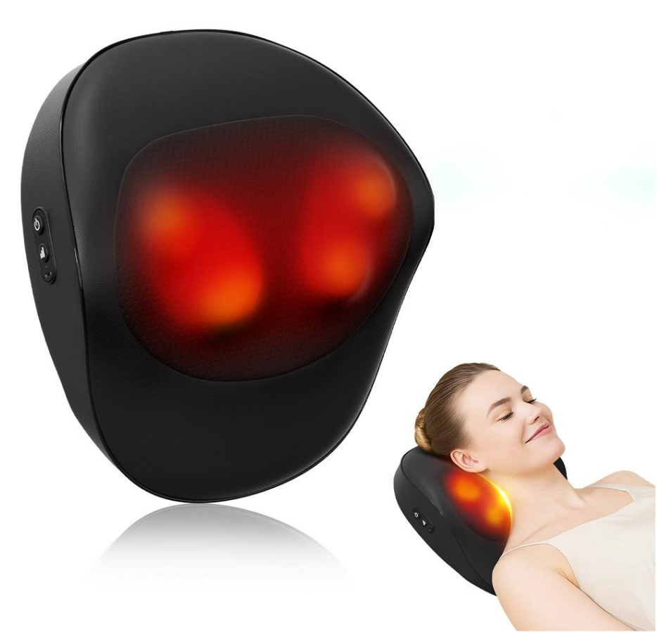 Smart Massage Cushion 3 Speed Multifunction Neck Back Shoulder Massager With…