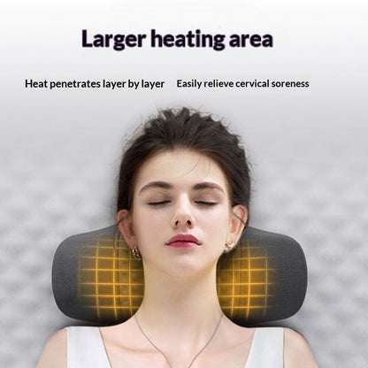 Vibration-heated Cervical Massage Pillow