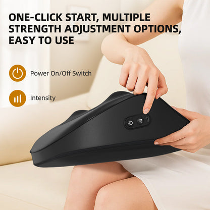 Smart Massage Cushion 3 Speed Multifunction Neck Back Shoulder Massager With…