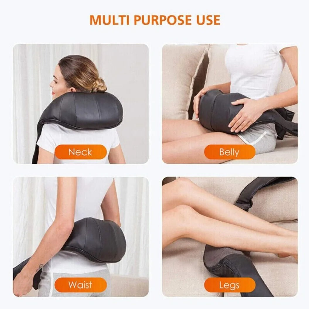 Wireless Neck And Back Massager Shiatsu Deep Kneading Massage Shawl Cervical…