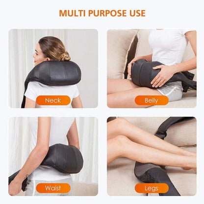 Wireless Neck And Back Massager Shiatsu Deep Kneading Massage Shawl Cervical…