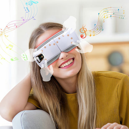 Smart Eye Massager With Vibration,Heat,Airbag Compression & Bluetooth Music