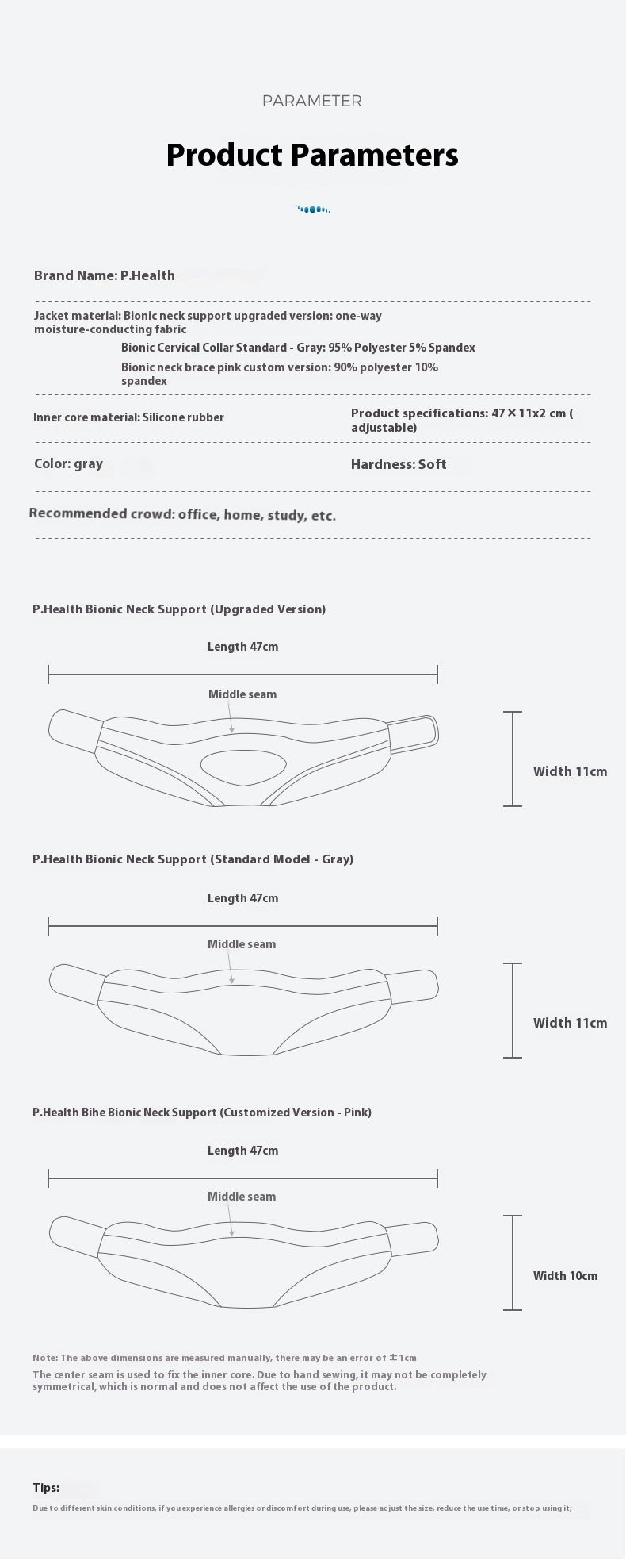 Cervical Support Care Pillow