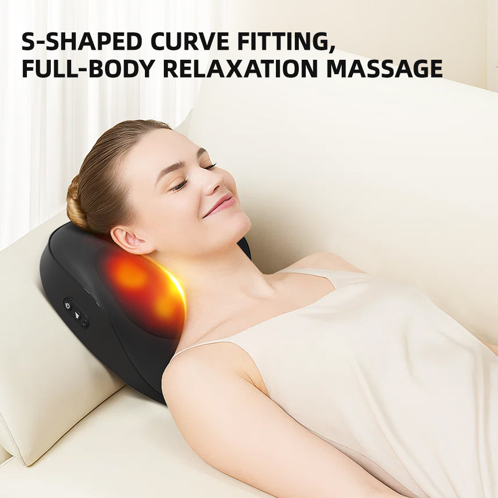 Smart Massage Cushion 3 Speed Multifunction Neck Back Shoulder Massager With…