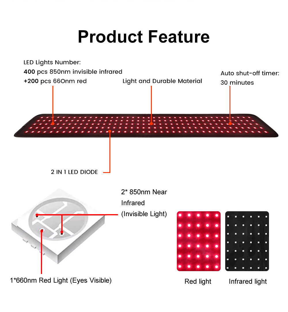 Infrared Red Light Therapy Belt