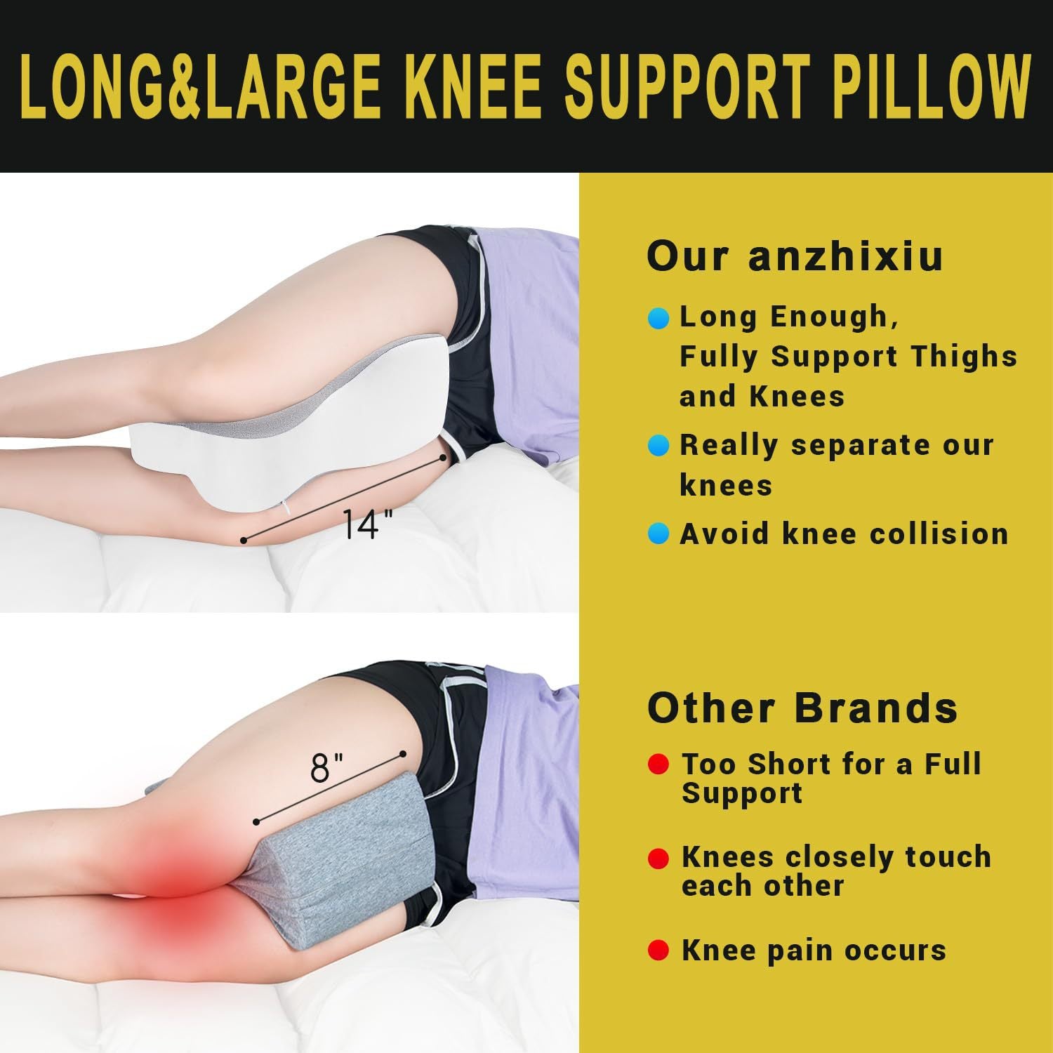 Large Leg Support Pillow