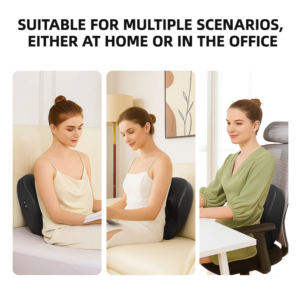 Smart Massage Cushion 3 Speed Multifunction Neck Back Shoulder Massager With…