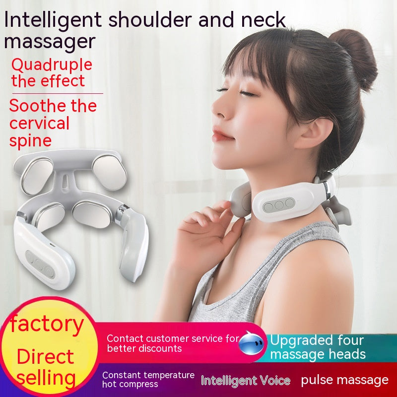 Heated Pulse Neck Massager