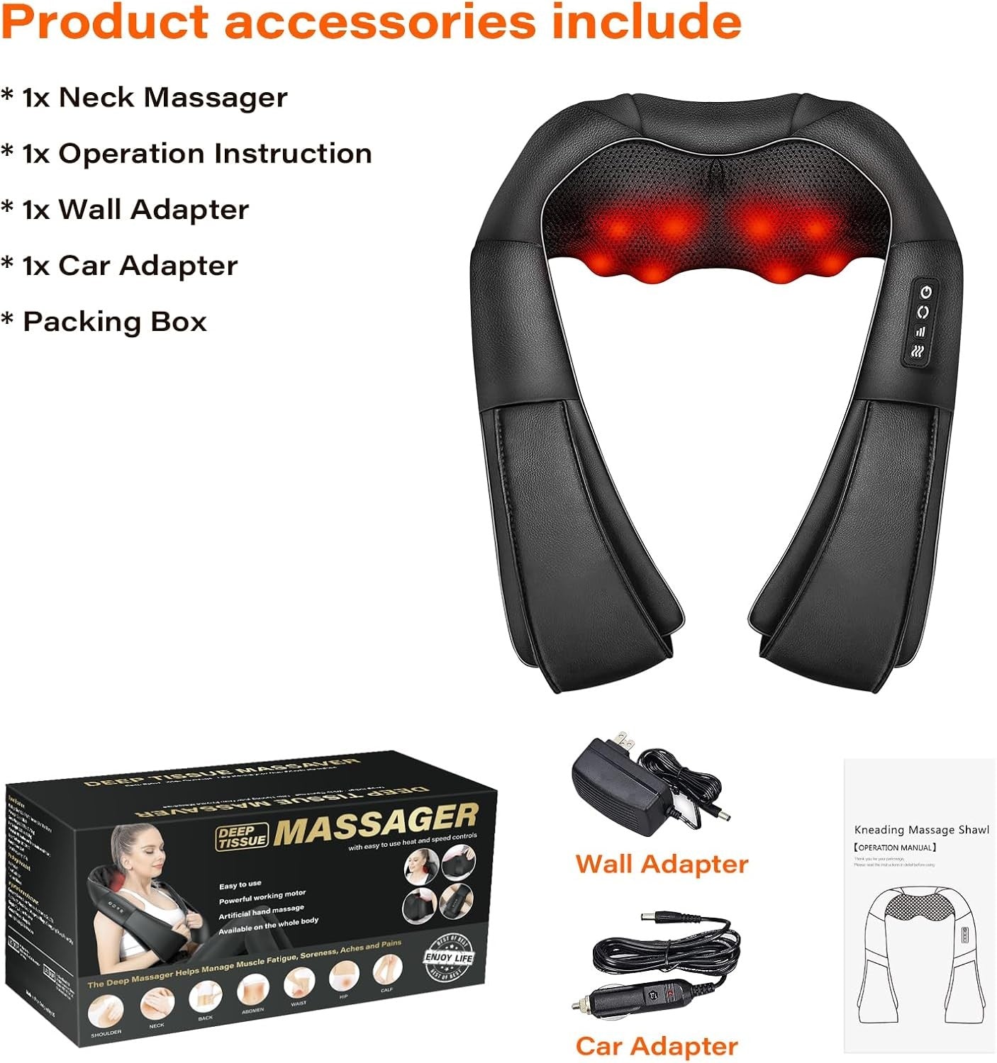 Shiatsu Shoulder Massager