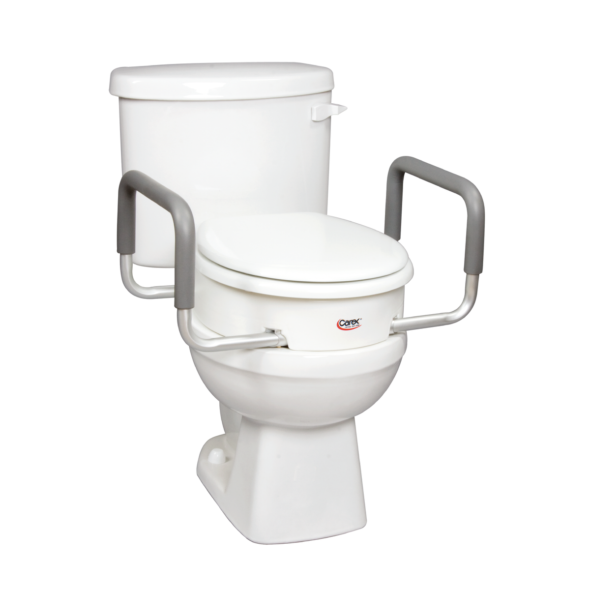 Carex Toilet Seat Elevator with Handles - For Elongated Toilets