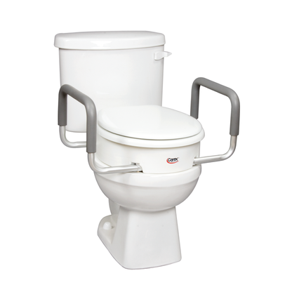 Carex Toilet Seat Elevator with Handles - For Elongated Toilets