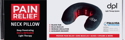 DPL Red Light Therapy Neck Pillow for Neck Pain Relief
