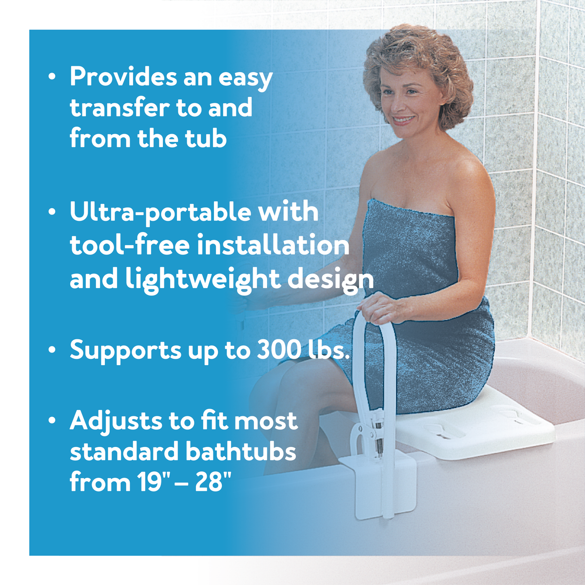 Carex Portable Shower Bench