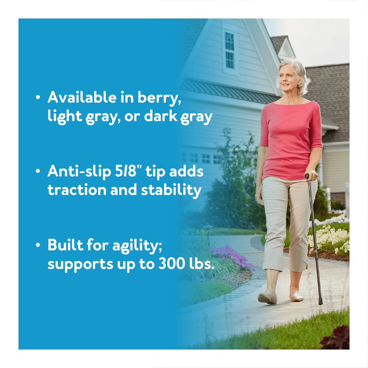 Carex Comfort Grip Walking Cane