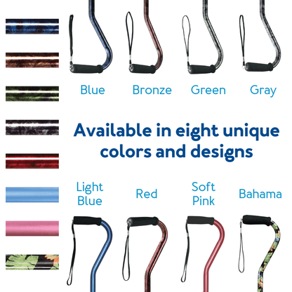 Carex Designer Offset Walking Cane
