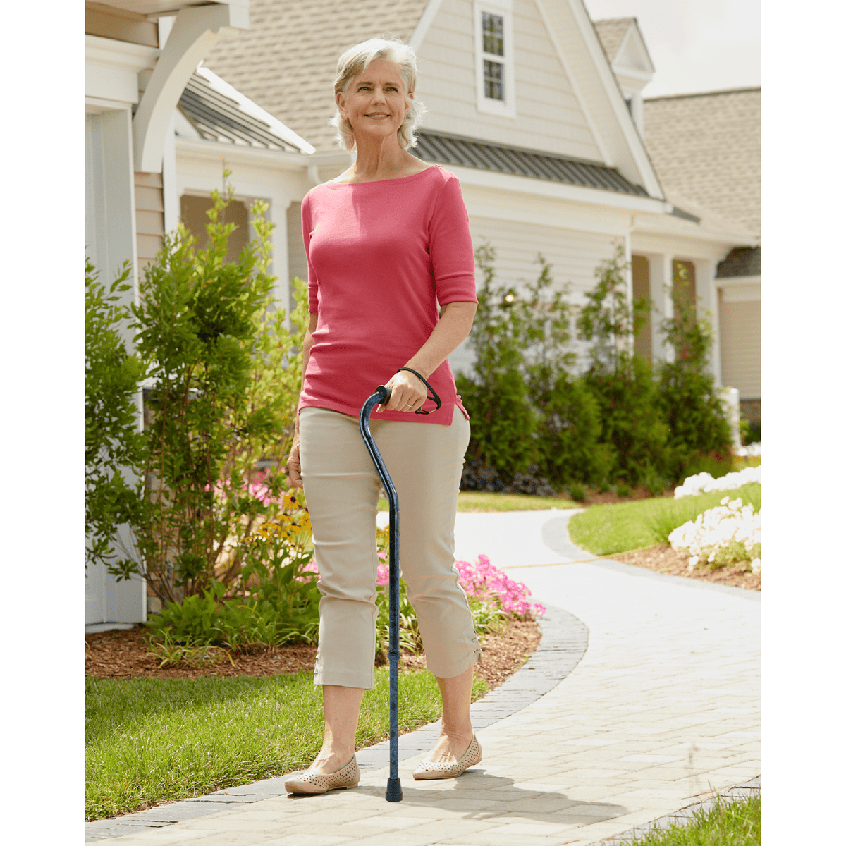 Carex Designer Offset Walking Cane